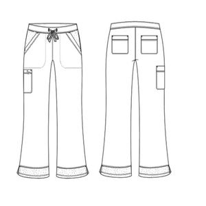 Koi Medical Uniform Scrub Pant True Ceil 728 LT